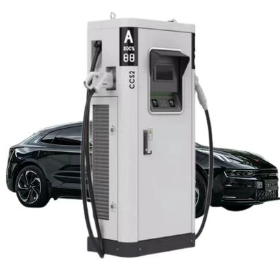Fast Car Commercial EV Charging Points Business OCPP 60kW DC 8 Inch LCD Touch Screen